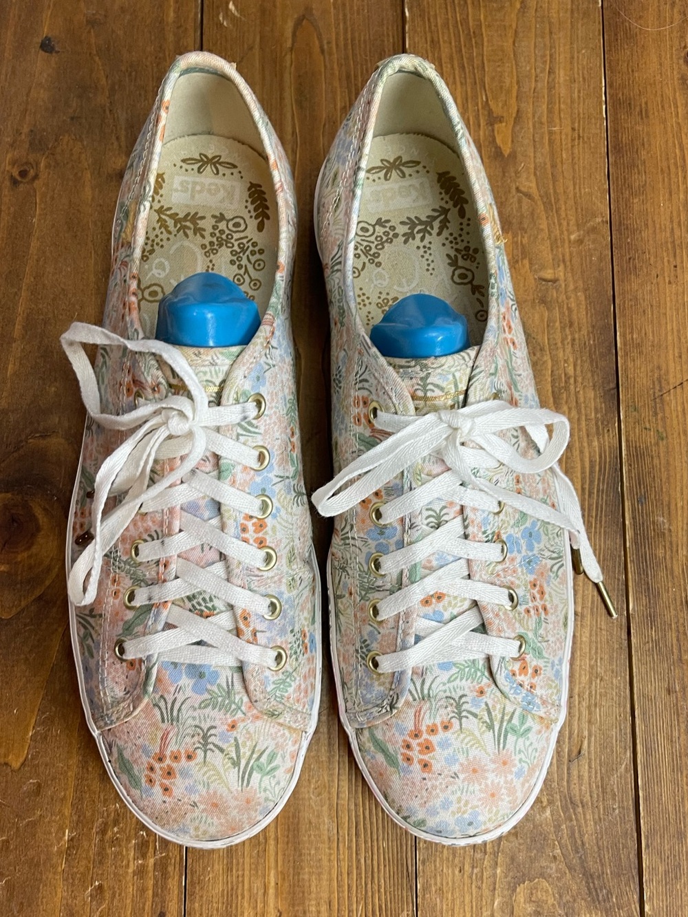Keds x rifle paper co Womens size 11 kickstart canvas sneakers in meadow floral